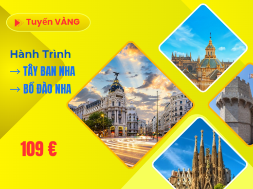 Tuyến vàng: TÂY BAN NHA • BỒ ĐÀO NHA